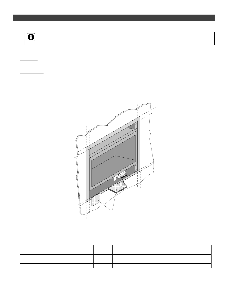 Installation, For qualified installers only), Facing overview | Optional faceplates – sizing chart | Avalon Firestyles 564 SS Gas Installation User Manual | Page 35 / 70