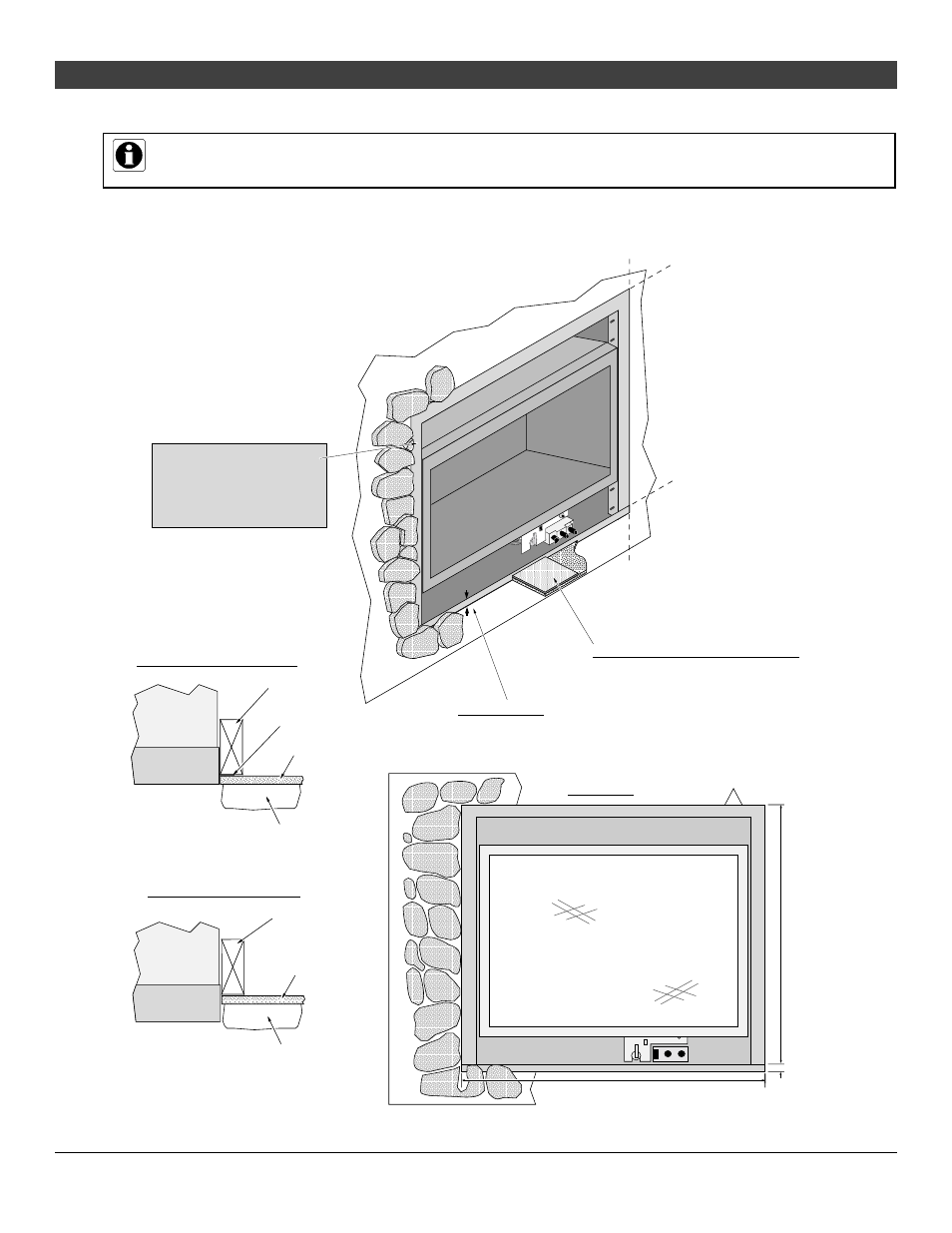 3 8 installation, For qualified installers only) | Avalon Firestyles 564 SS Gas Installation User Manual | Page 38 / 70