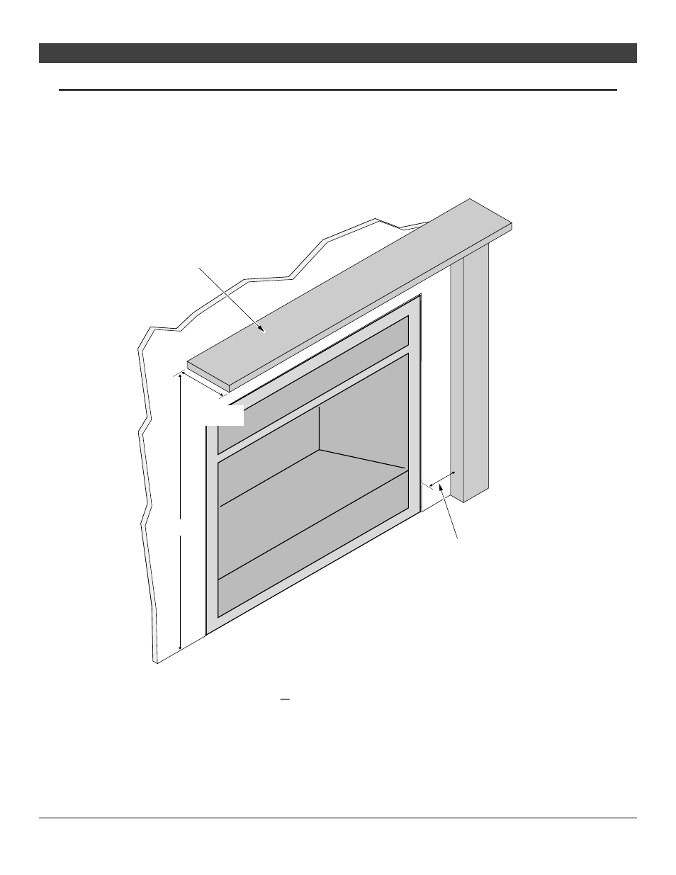 Installation, Mantel requirements | Avalon Firestyles 564 SS Gas Installation User Manual | Page 41 / 70