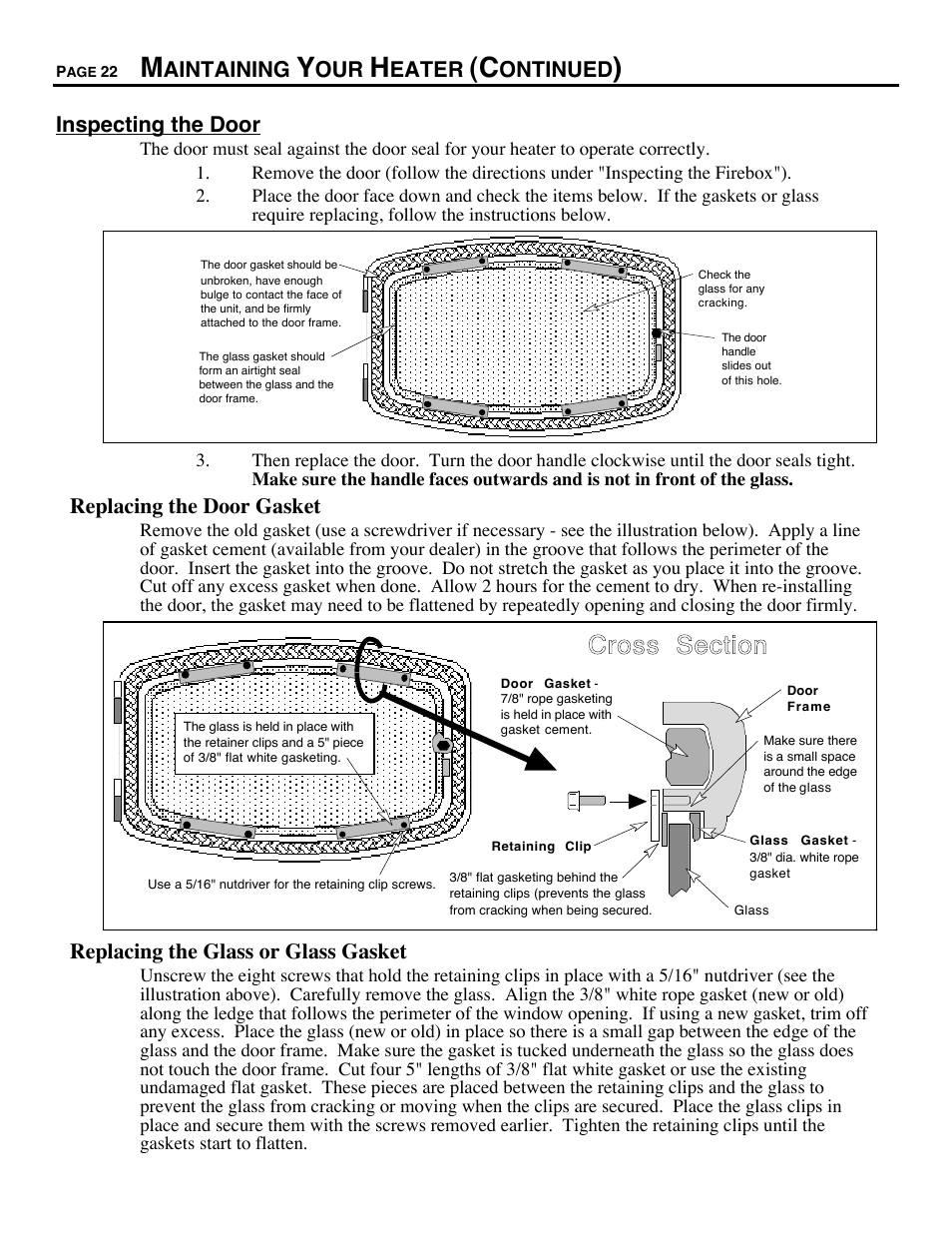 Avalon Firestyles 700 B-Vent-1994 User Manual | Page 22 / 38
