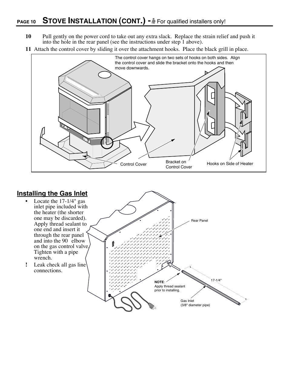 Avalon Firestyles B-Vent-1995 User Manual | Page 10 / 42