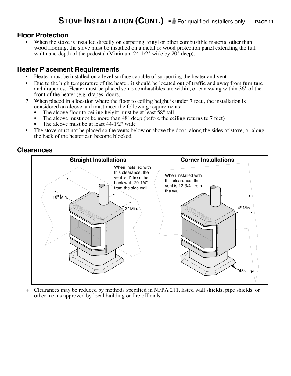 Avalon Firestyles B-Vent-1995 User Manual | Page 11 / 42