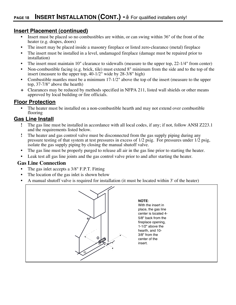 Avalon Firestyles B-Vent-1995 User Manual | Page 18 / 42
