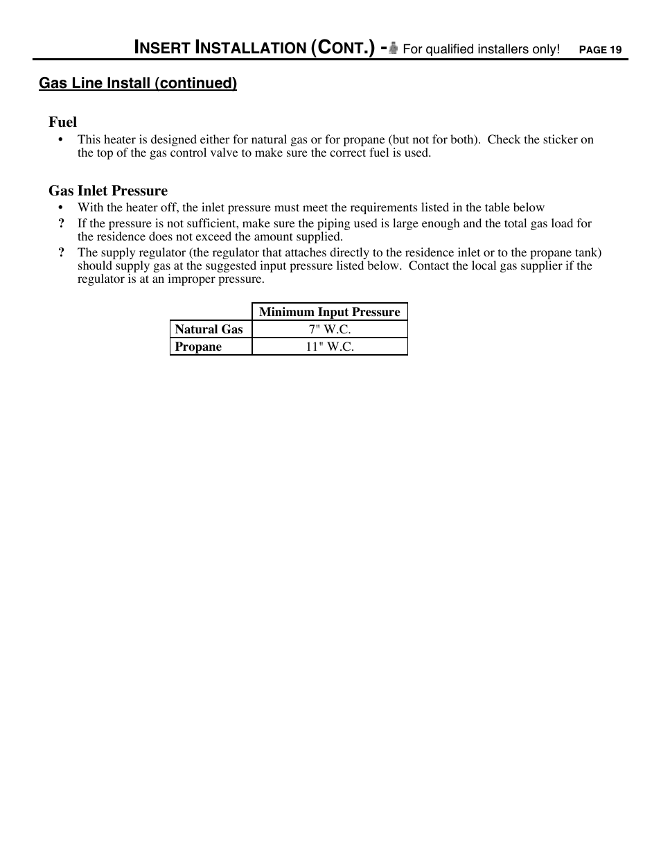 Avalon Firestyles B-Vent-1995 User Manual | Page 19 / 42