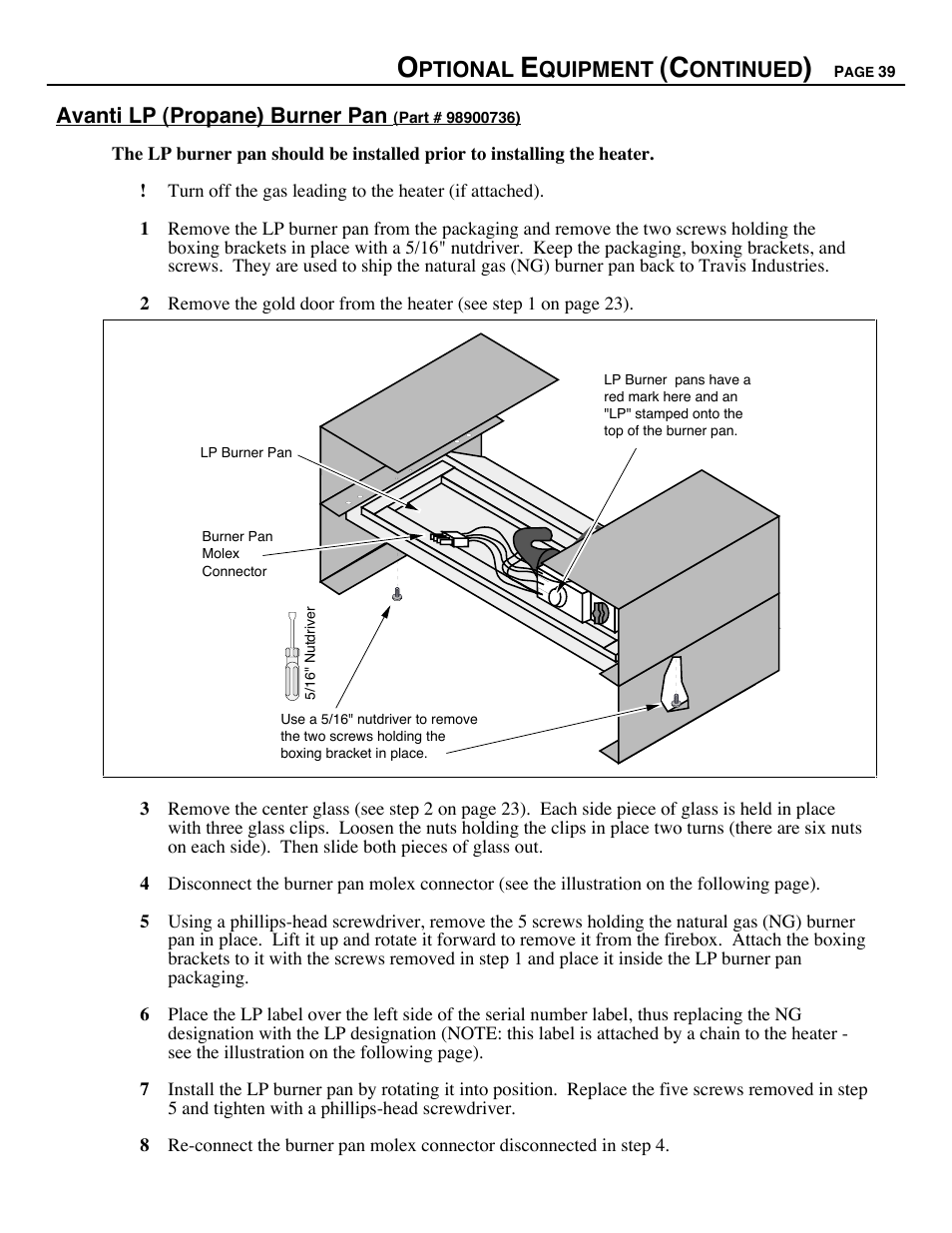 Avalon Firestyles B-Vent-1995 User Manual | Page 39 / 42