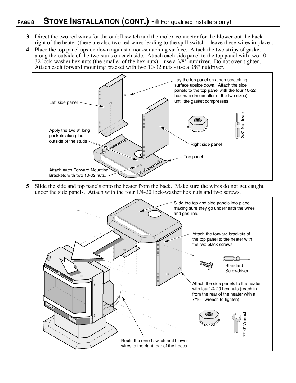 Avalon Firestyles B-Vent-1995 User Manual | Page 8 / 42