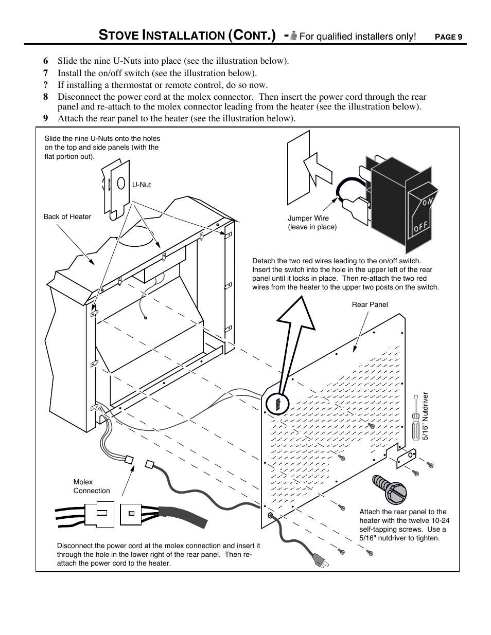 Avalon Firestyles B-Vent-1995 User Manual | Page 9 / 42