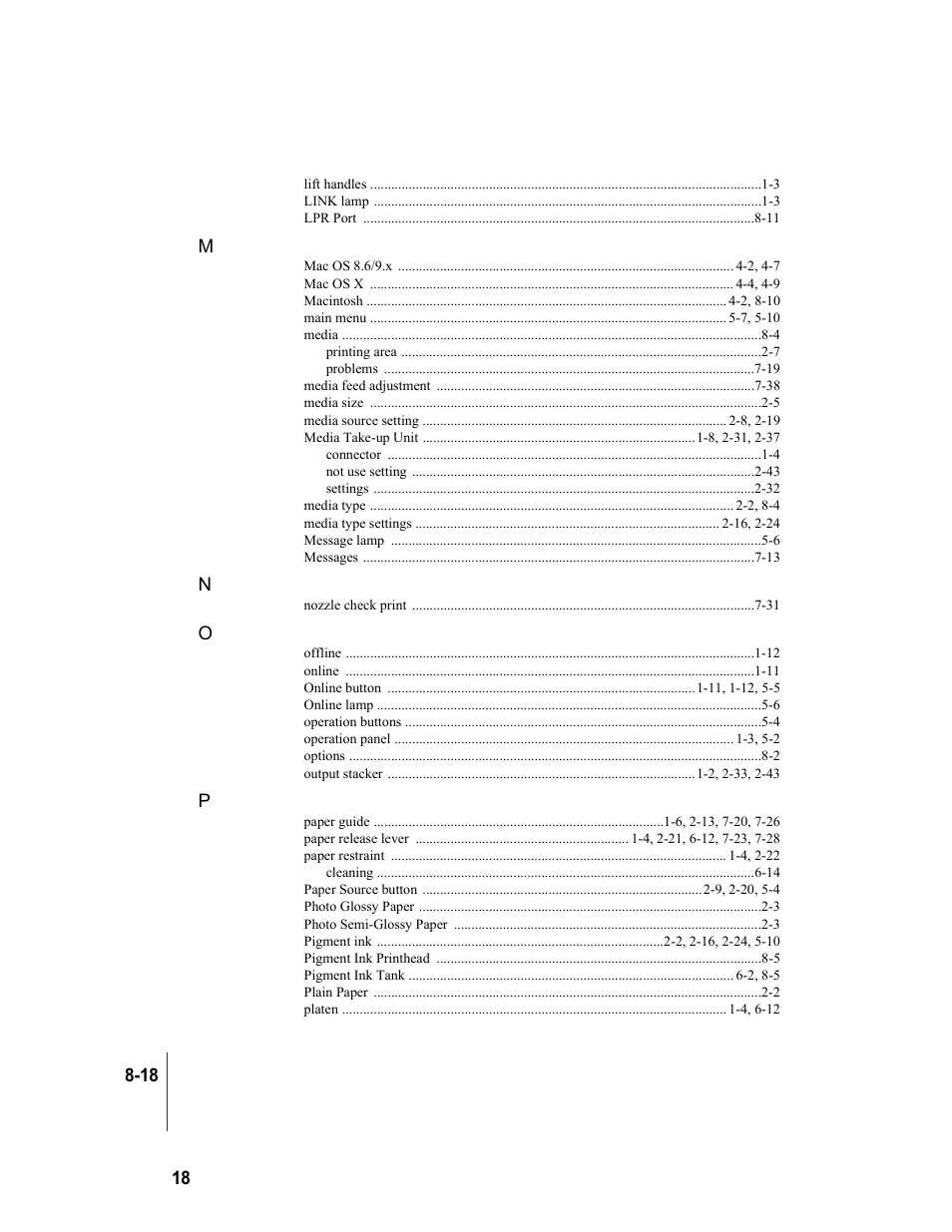Canon W8200 User Manual | Page 194 / 196
