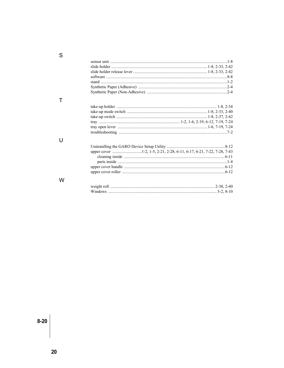 Canon W8200 User Manual | Page 196 / 196