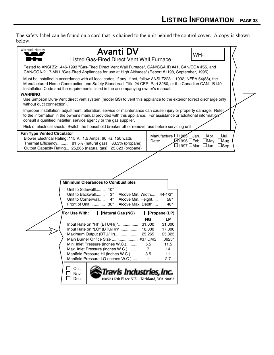 Avalon Firestyles D-V-1995 User Manual | Page 33 / 38