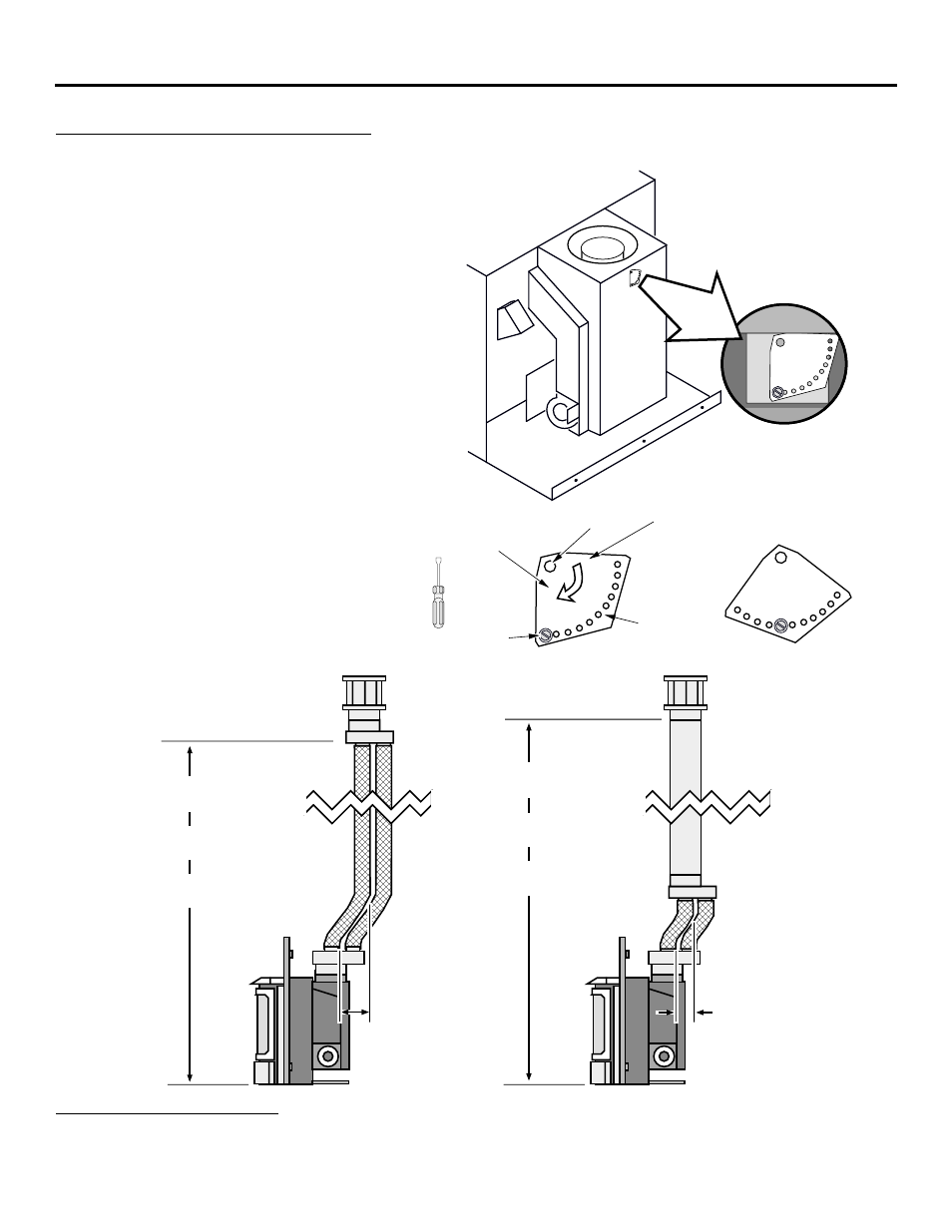 Nsert, Nstallation, Approved vent configurations restrictor position | Electrical connection | Avalon Firestyles D-V-1996 User Manual | Page 23 / 48
