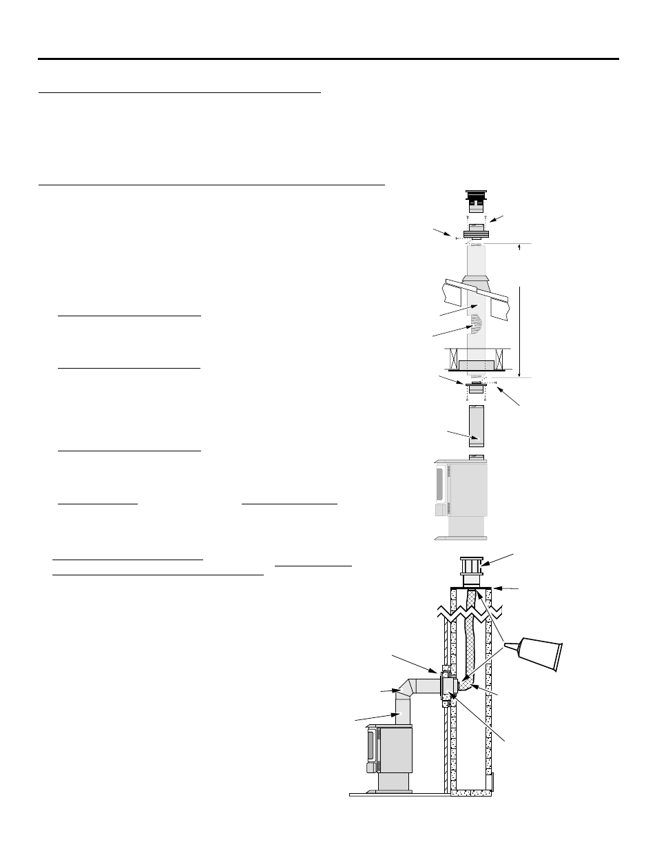 Addendum, Ddendum, Addendum #1 altitude considerations | Addendum #2 class a chimney conversion kit, Ddendum #3 interior asonry chimney conversions | Avalon Firestyles D-V-1996 User Manual | Page 47 / 48