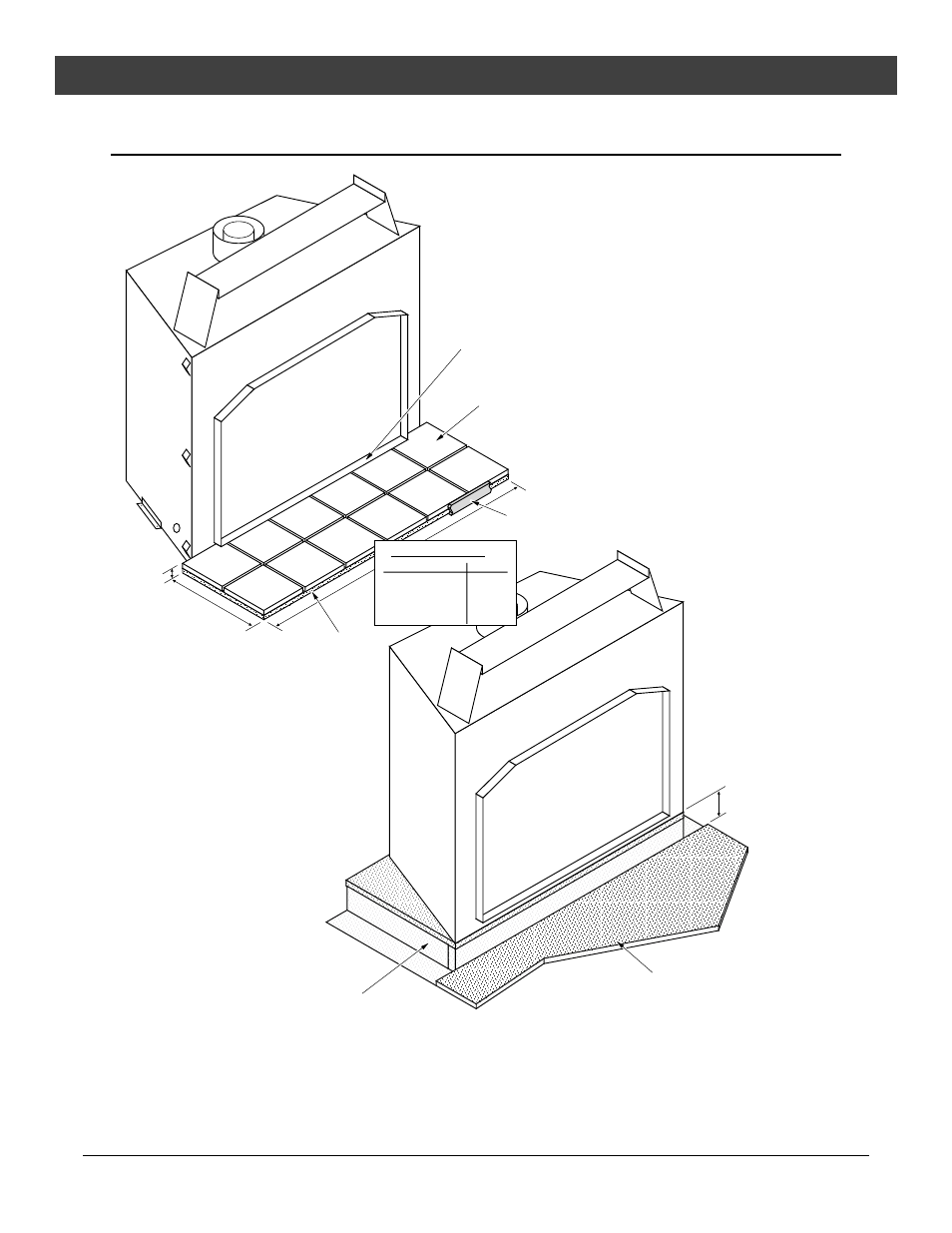 Installation, Hearth requirements, Floor mounted fireplaces raised fireplaces | For qualified installers only), Travis industries | Avalon Firestyles DVL Fireplace-1999 to 2002 User Manual | Page 11 / 54