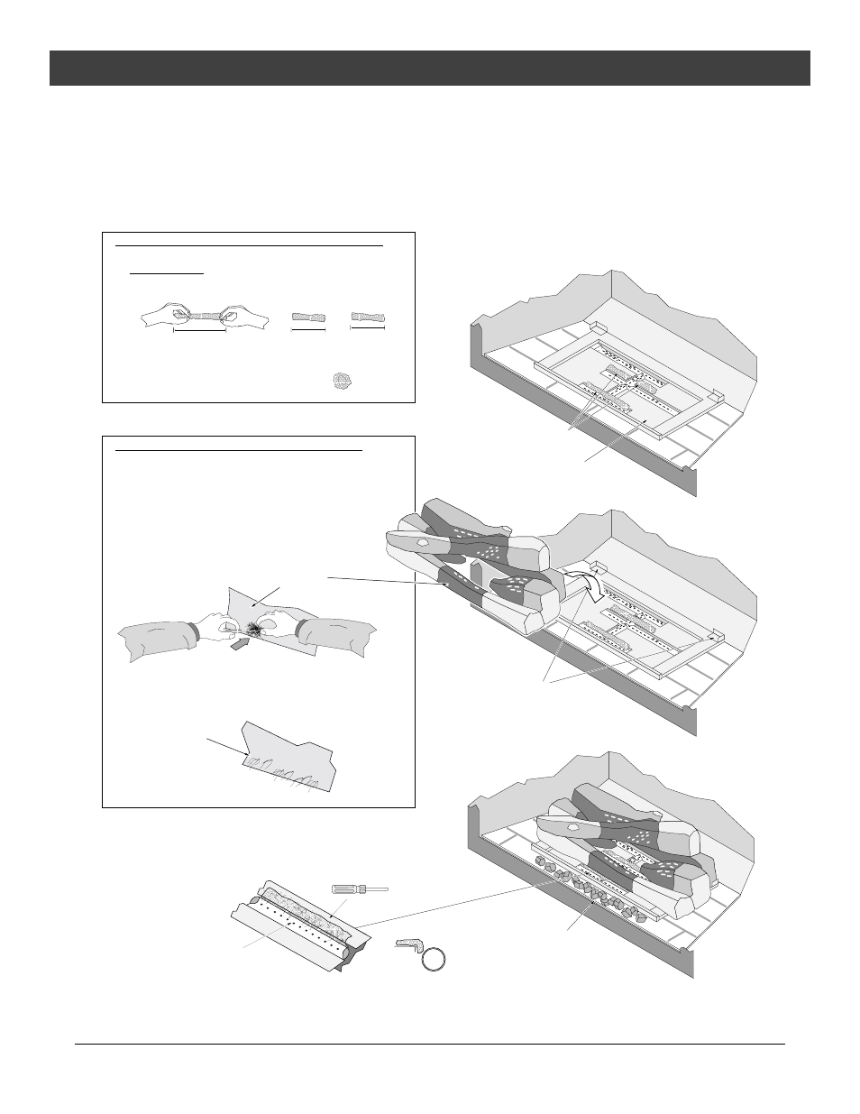 Finalizing the installation | Avalon Firestyles DVL Fireplace-1999 to 2002 User Manual | Page 35 / 54