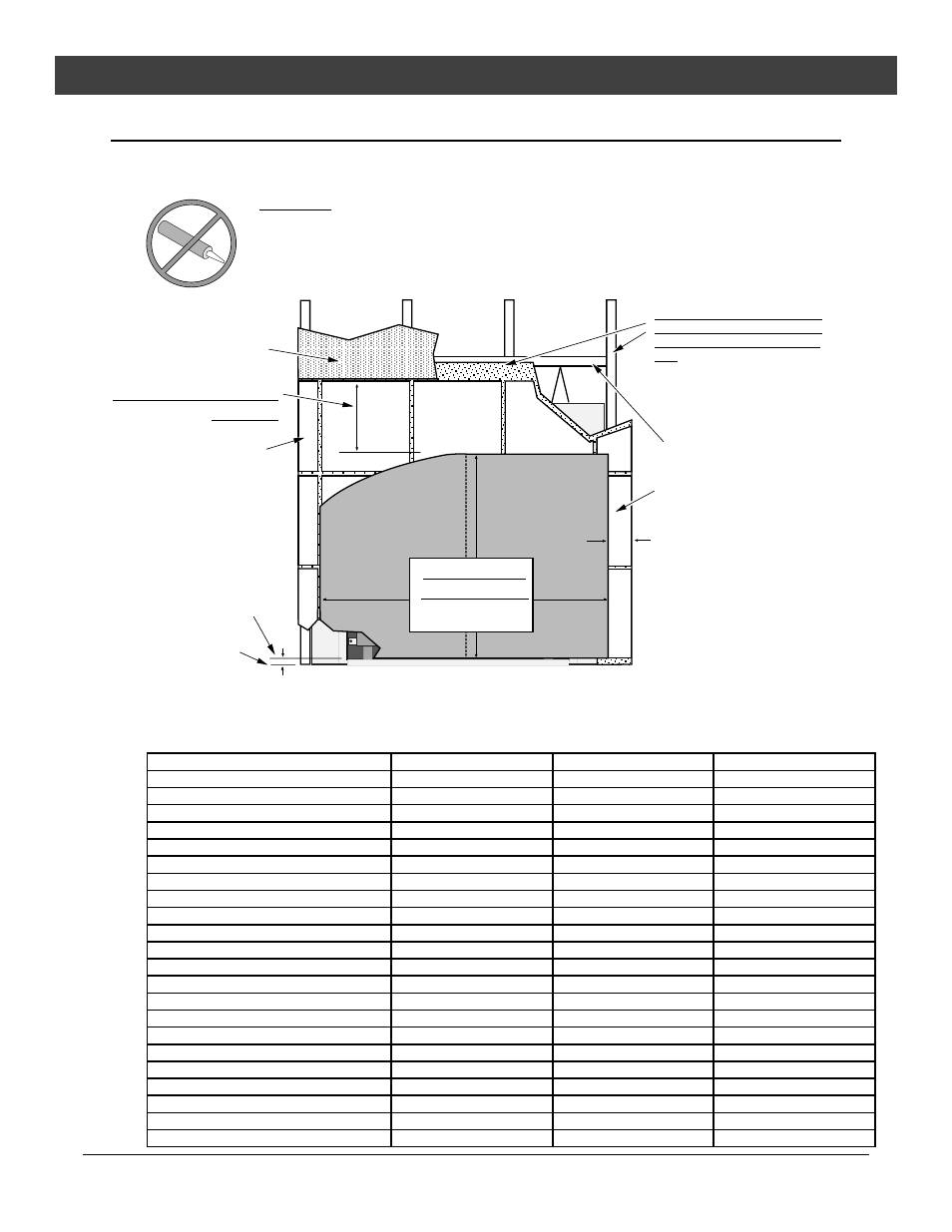 Installation, Facing requirements, For qualified installers only) | Travis industries, Top facing clearance | Avalon Firestyles DVL Fireplace EF-2003 to 2007 User Manual | Page 11 / 46