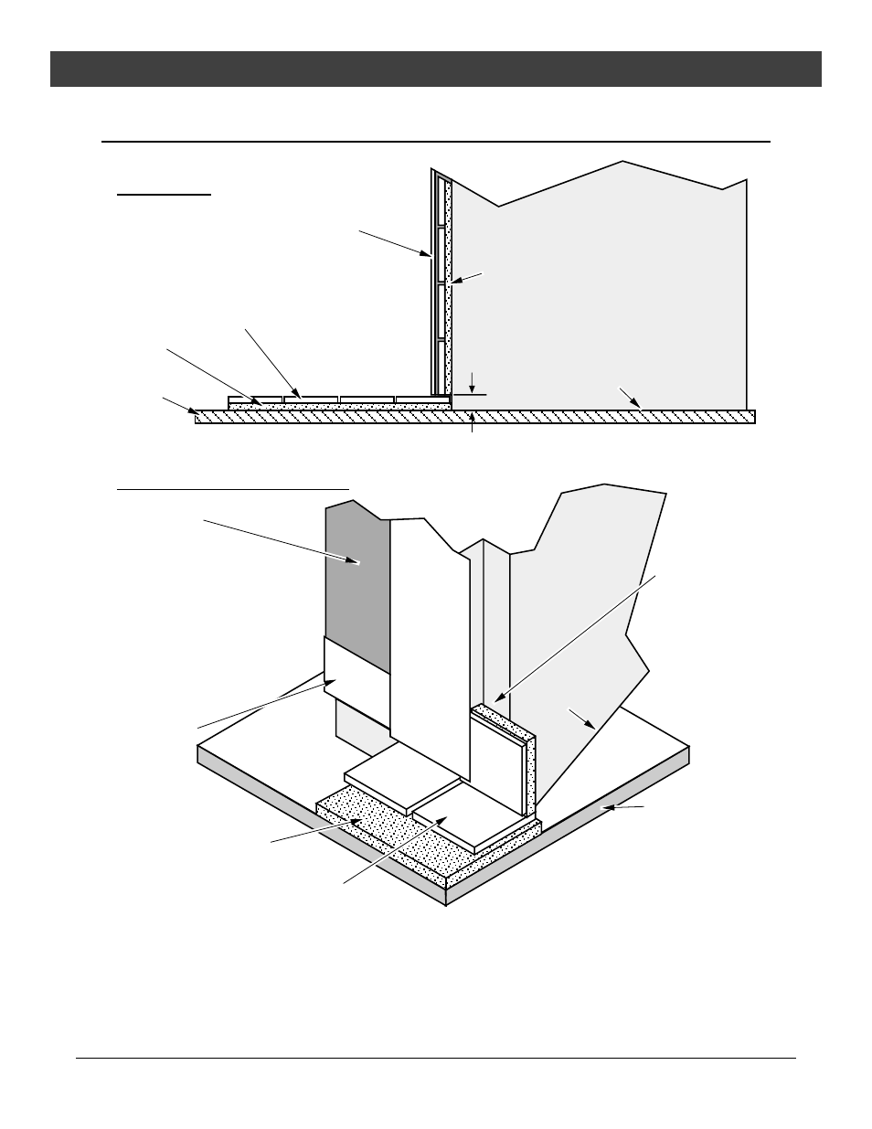 Installation, Facing and hearth examples (continued), Side view three-dimensional view | Avalon Firestyles DVL Fireplace EF-2003 to 2007 User Manual | Page 16 / 46