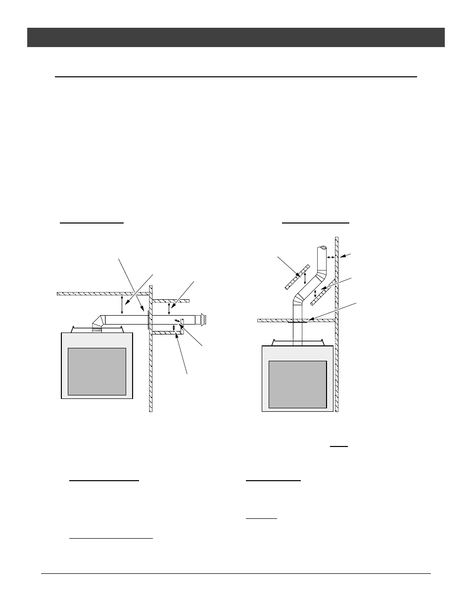 Installation, Vent requirements, For qualified installers only) travis industries | Altitude considerations, Vent clearances, Straight lengths, Firestops & support, Terminations, Elbows | Avalon Firestyles DVL Fireplace EF-2003 to 2007 User Manual | Page 18 / 46
