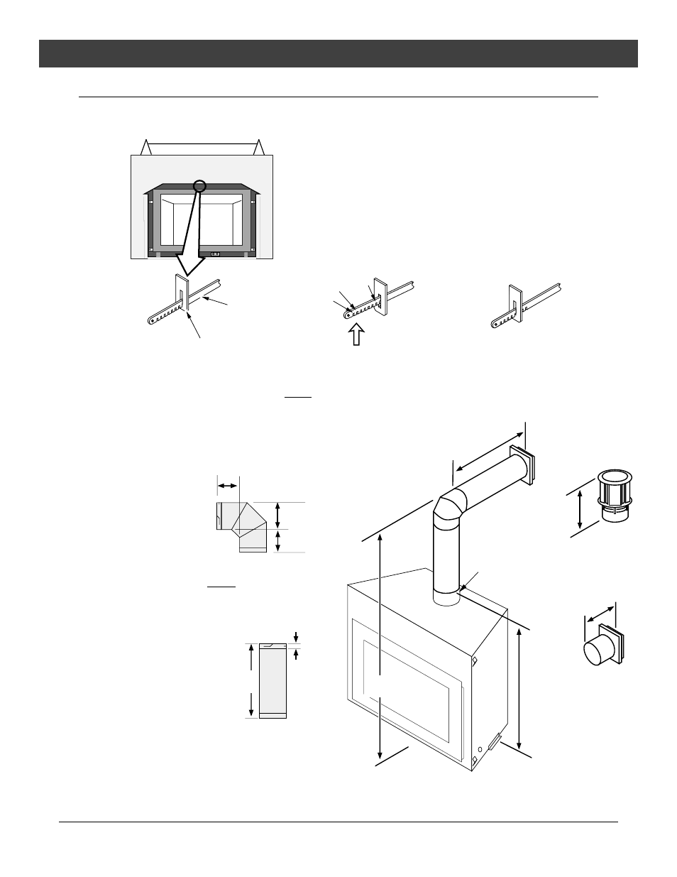 Installation, Approved vent configurations, For qualified installers only) travis industries | Restrictor position, Measuring vent lengths | Avalon Firestyles DVL Fireplace EF-2003 to 2007 User Manual | Page 20 / 46