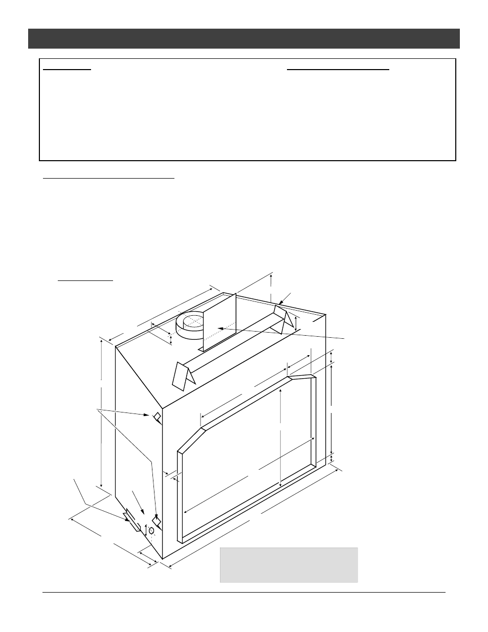 Features and specifications, Heating specifications | Avalon Firestyles DVL Fireplace EF-2003 to 2007 User Manual | Page 6 / 46