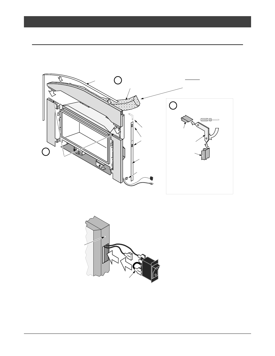 Installation, Surround panel installation (continued), Cb a | For qualified installers only), Travis industries | Avalon Firestyles DVL Insert-1998 to 2001 User Manual | Page 15 / 38