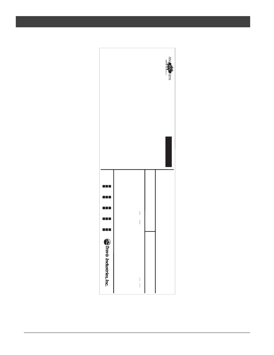 Safety label, Travis industries | Avalon Firestyles DVL Insert-1998 to 2001 User Manual | Page 30 / 38