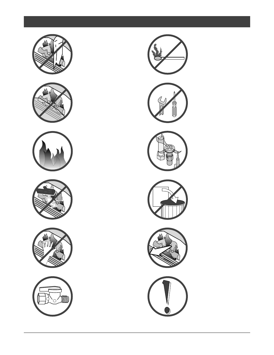 Safety precautions | Avalon Firestyles DVL Insert-1998 to 2001 User Manual | Page 5 / 38