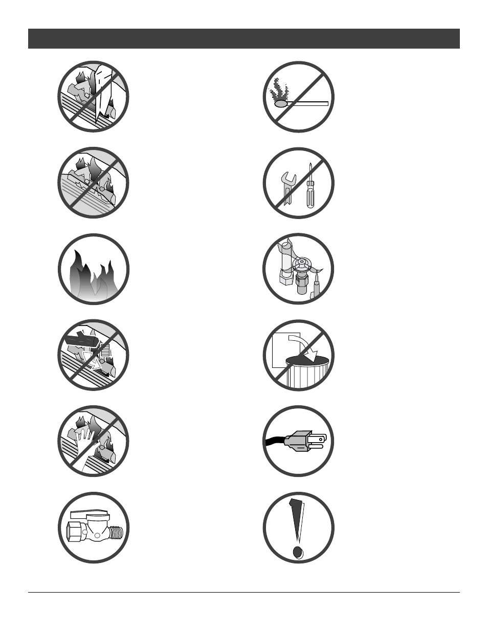Safety precautions | Avalon Firestyles DVL Insert EF-2002 to 2005 User Manual | Page 5 / 38