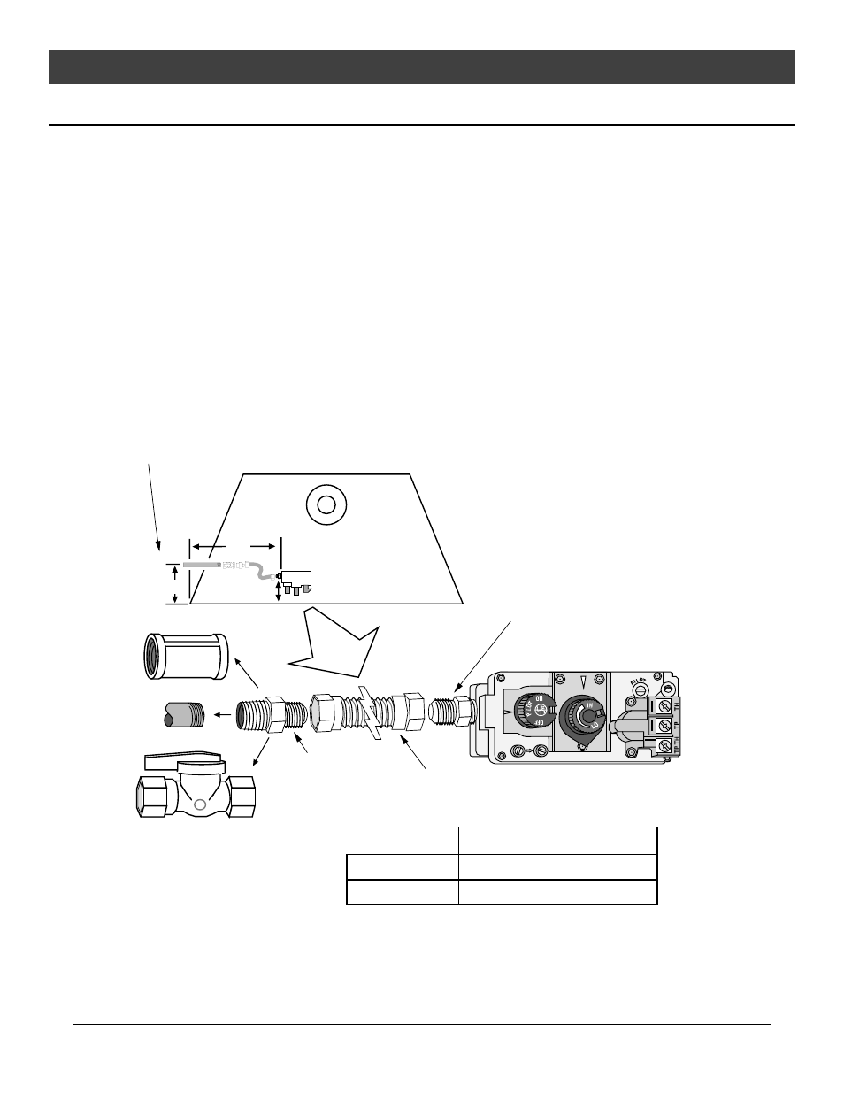 Installation, Gas line requirements | Avalon Firestyles DVS Fireplace EF-2001 to 2007 User Manual | Page 23 / 42