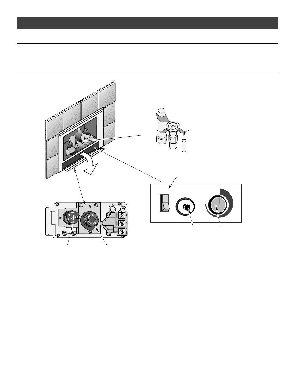 Operation, Before you begin, Location of controls - see explanation below | Avalon Firestyles DVS Fireplace EF-2001 to 2007 User Manual | Page 29 / 42