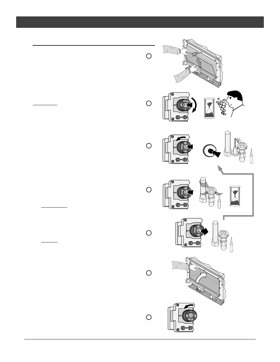 Operation, Starting the pilot flame | Avalon Firestyles DVS Fireplace EF-2001 to 2007 User Manual | Page 30 / 42