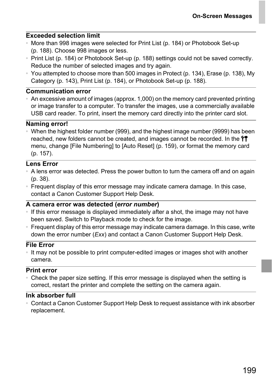 Canon D20 User Manual | Page 199 / 218