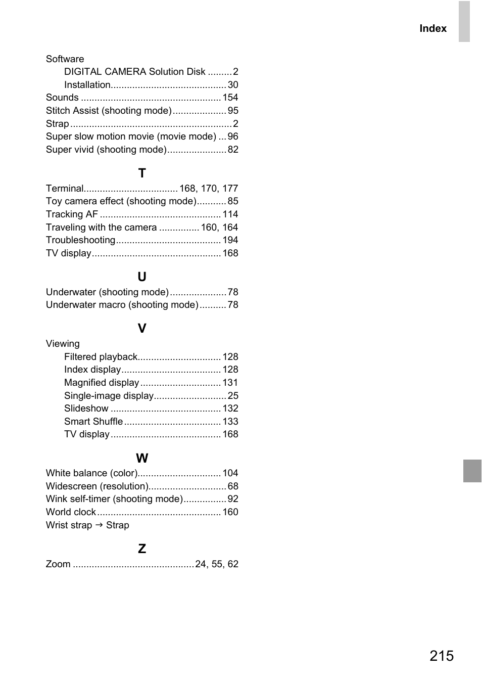 Canon D20 User Manual | Page 215 / 218