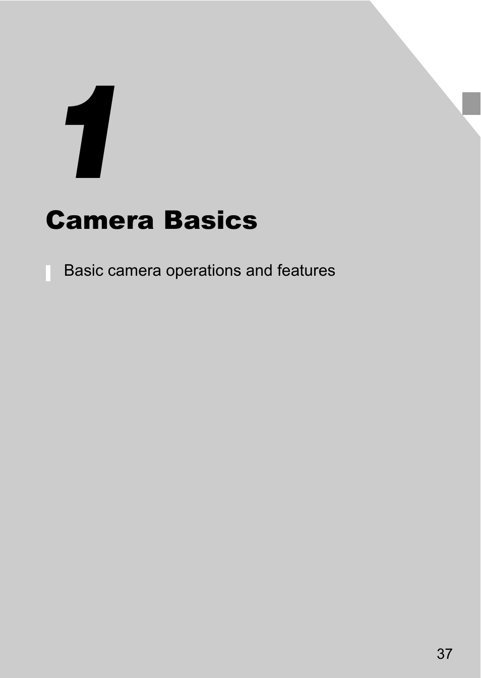 Camera basics | Canon D20 User Manual | Page 37 / 218