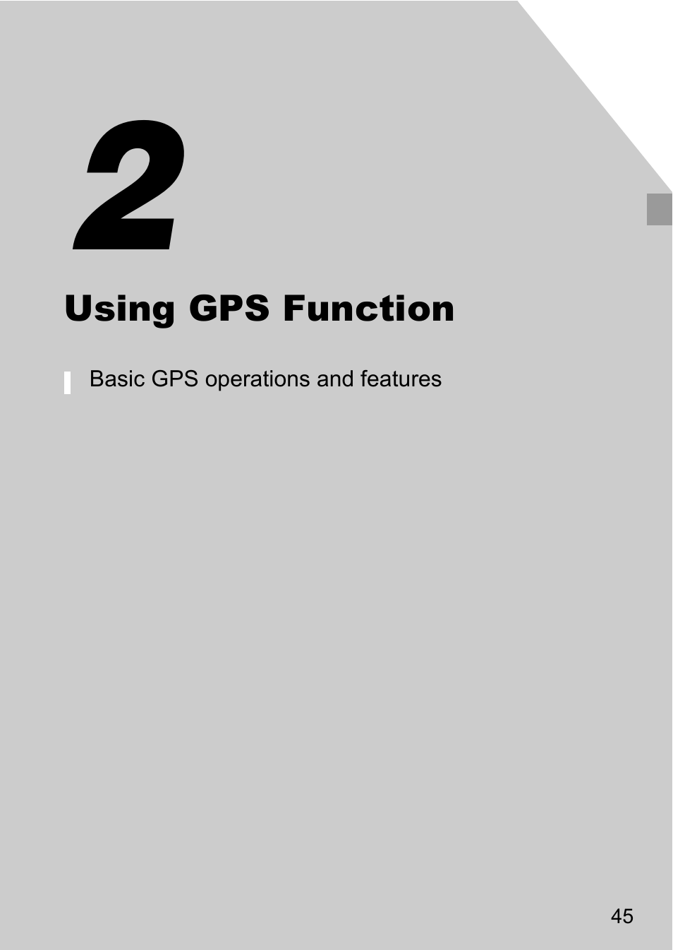 Using gps function | Canon D20 User Manual | Page 45 / 218
