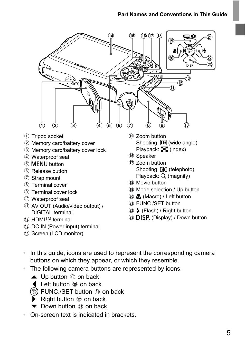 Canon D20 User Manual | Page 5 / 218