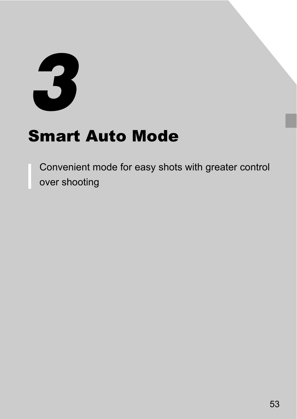 Smart auto mode | Canon D20 User Manual | Page 53 / 218