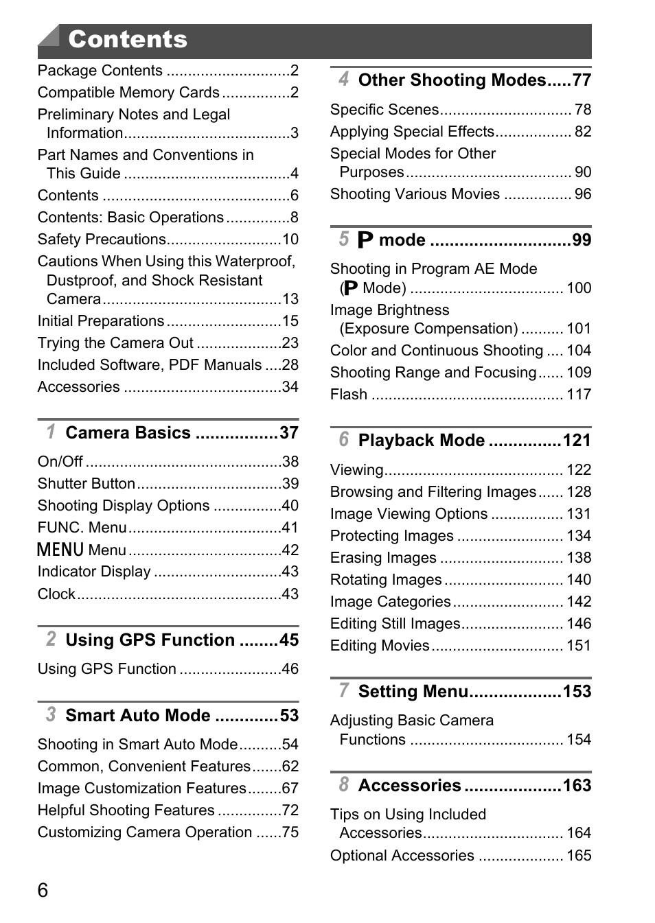 Canon D20 User Manual | Page 6 / 218