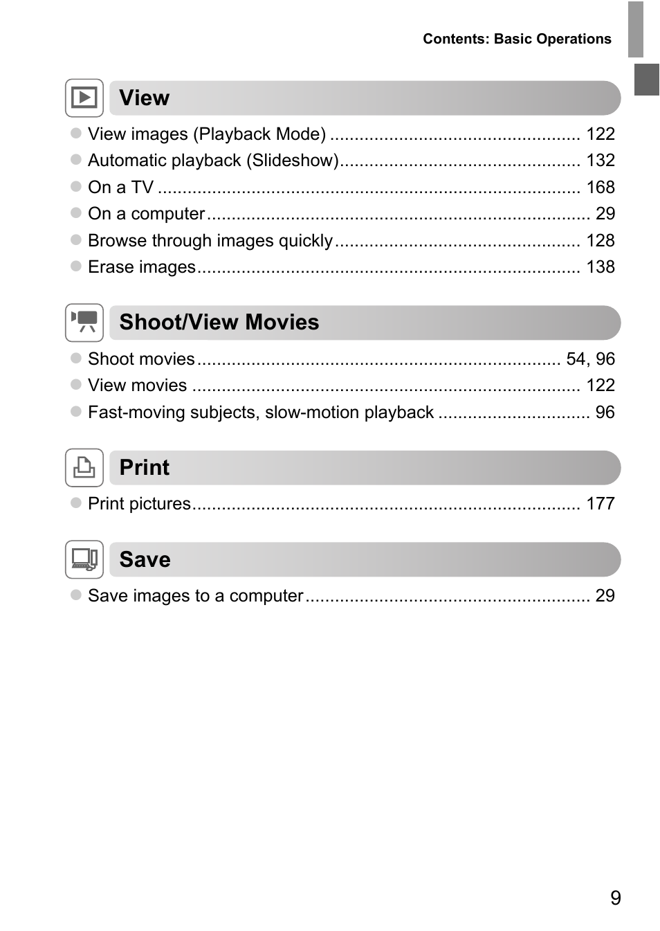 Canon D20 User Manual | Page 9 / 218