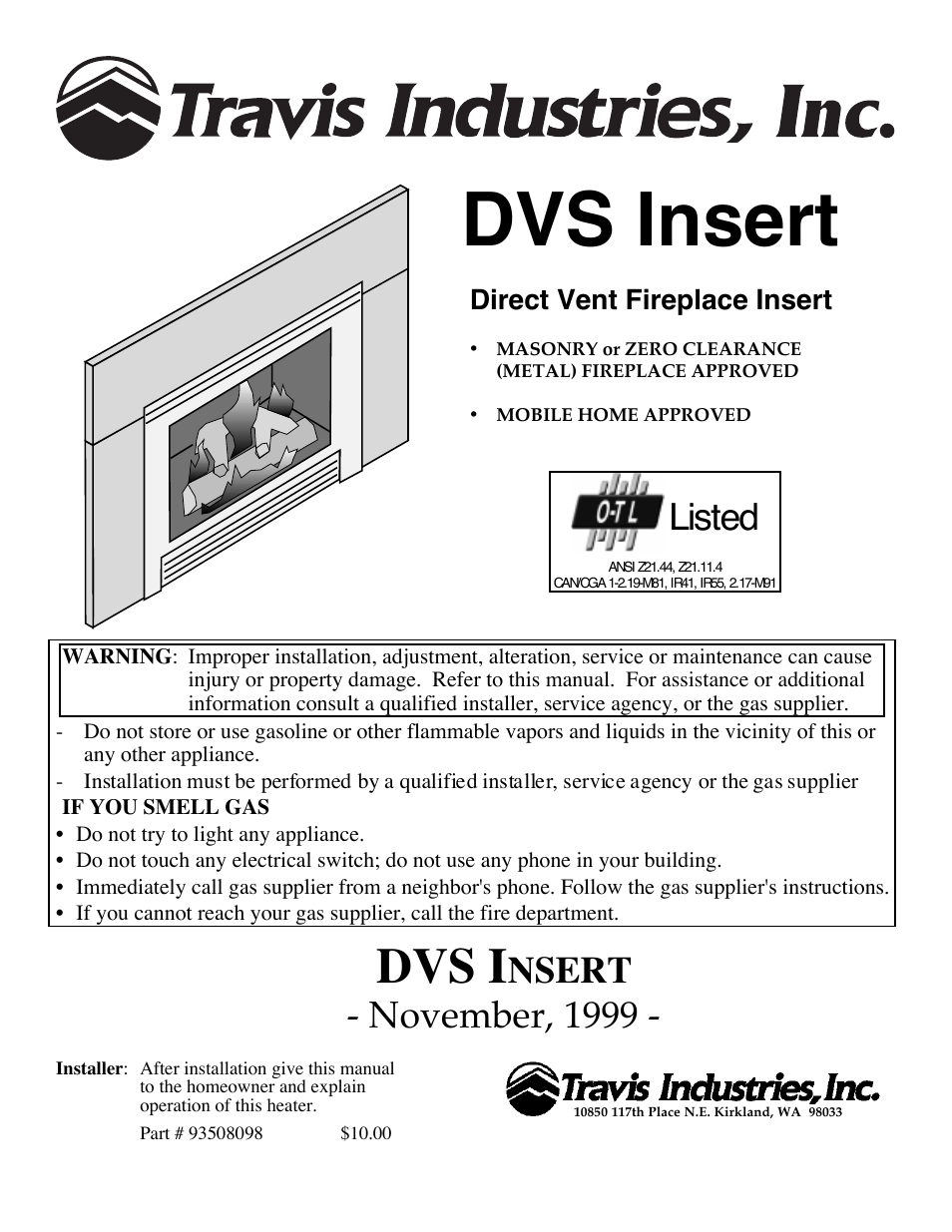 Avalon Firestyles DVS Insert-1996 to 2000 User Manual | 36 pages