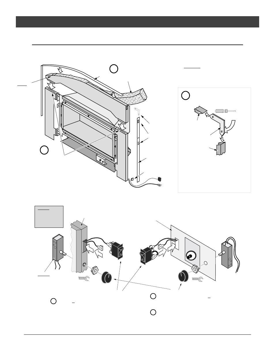 Installation, Cb a, Surround panel installation (continued) | For qualified installers only) © travis industries | Avalon Firestyles DVS Insert EF-2001 to 2005 User Manual | Page 14 / 34