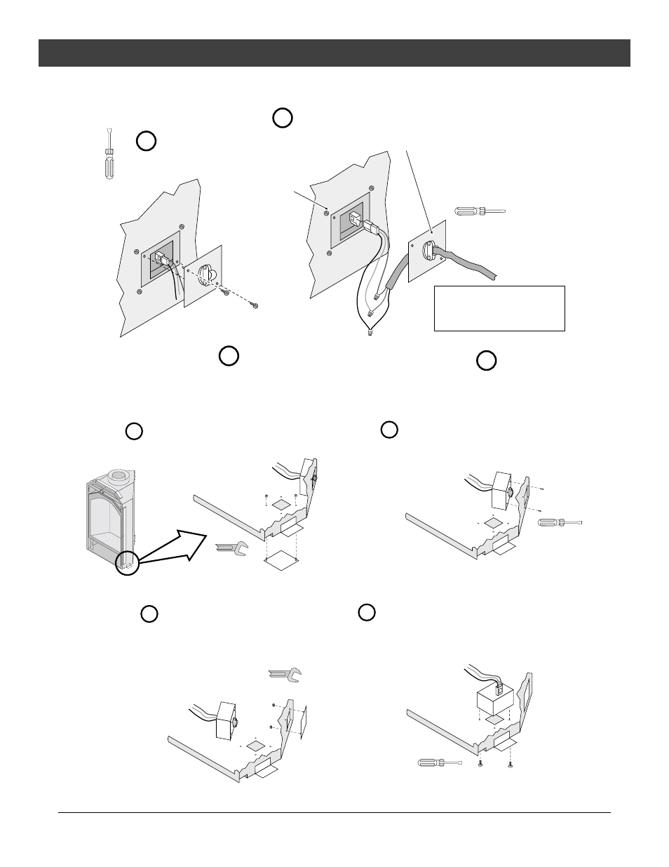 Installation, Ab c, For qualified installers only) | Travis industries, Optional electrical line location | Avalon Firestyles Hideaway User Manual | Page 13 / 48