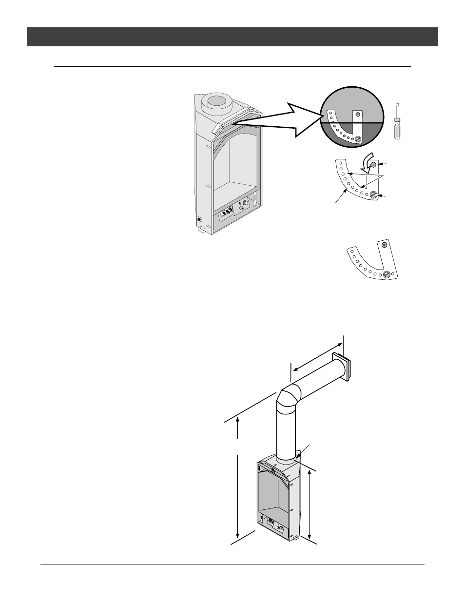 Installation, Approved vent configurations, For qualified installers only) travis industries | Restrictor position, Measuring vent lengths | Avalon Firestyles Hideaway User Manual | Page 16 / 48