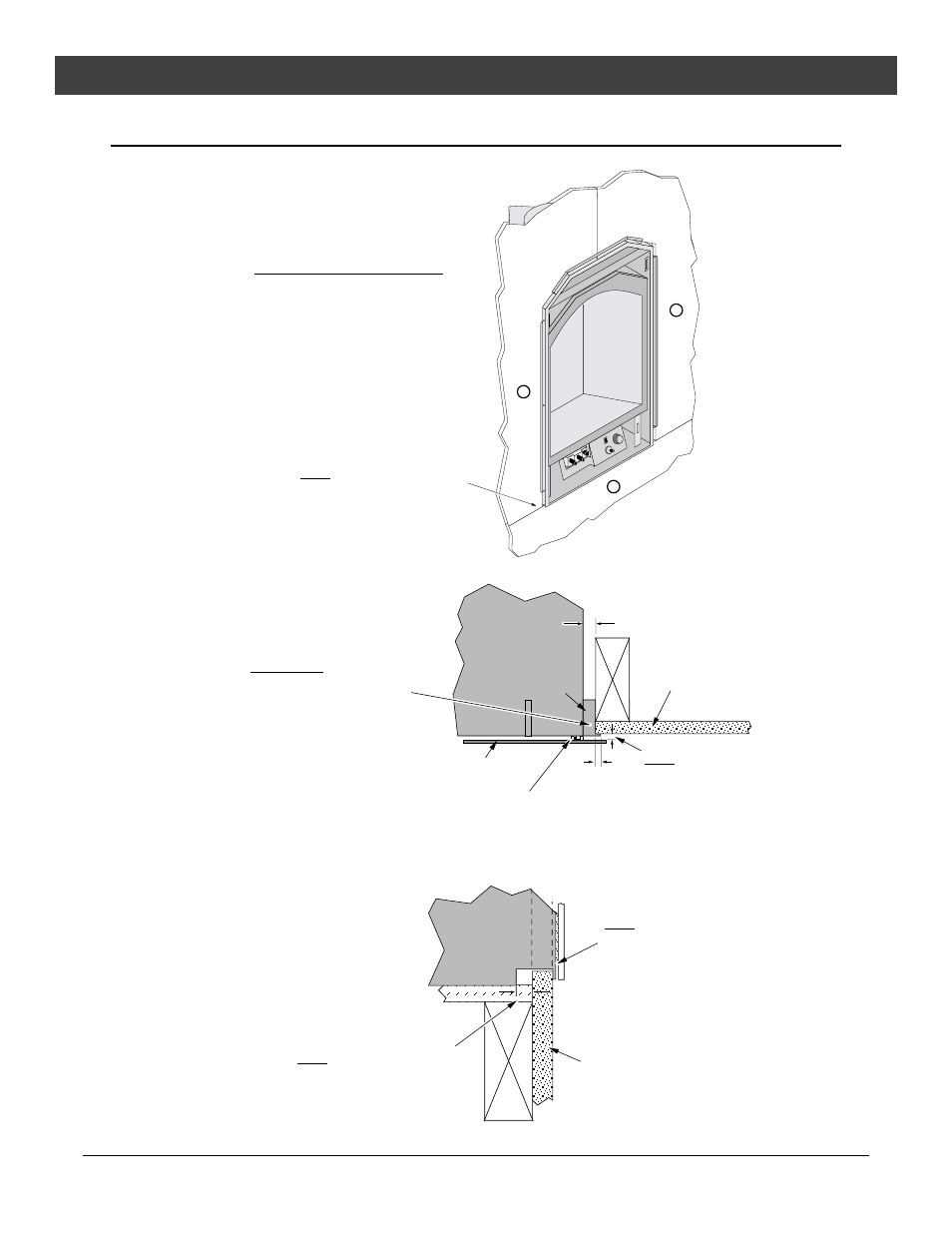 Installation, Facing detail – drywall facing, For qualified installers only) | Travis industries | Avalon Firestyles Hideaway User Manual | Page 23 / 48