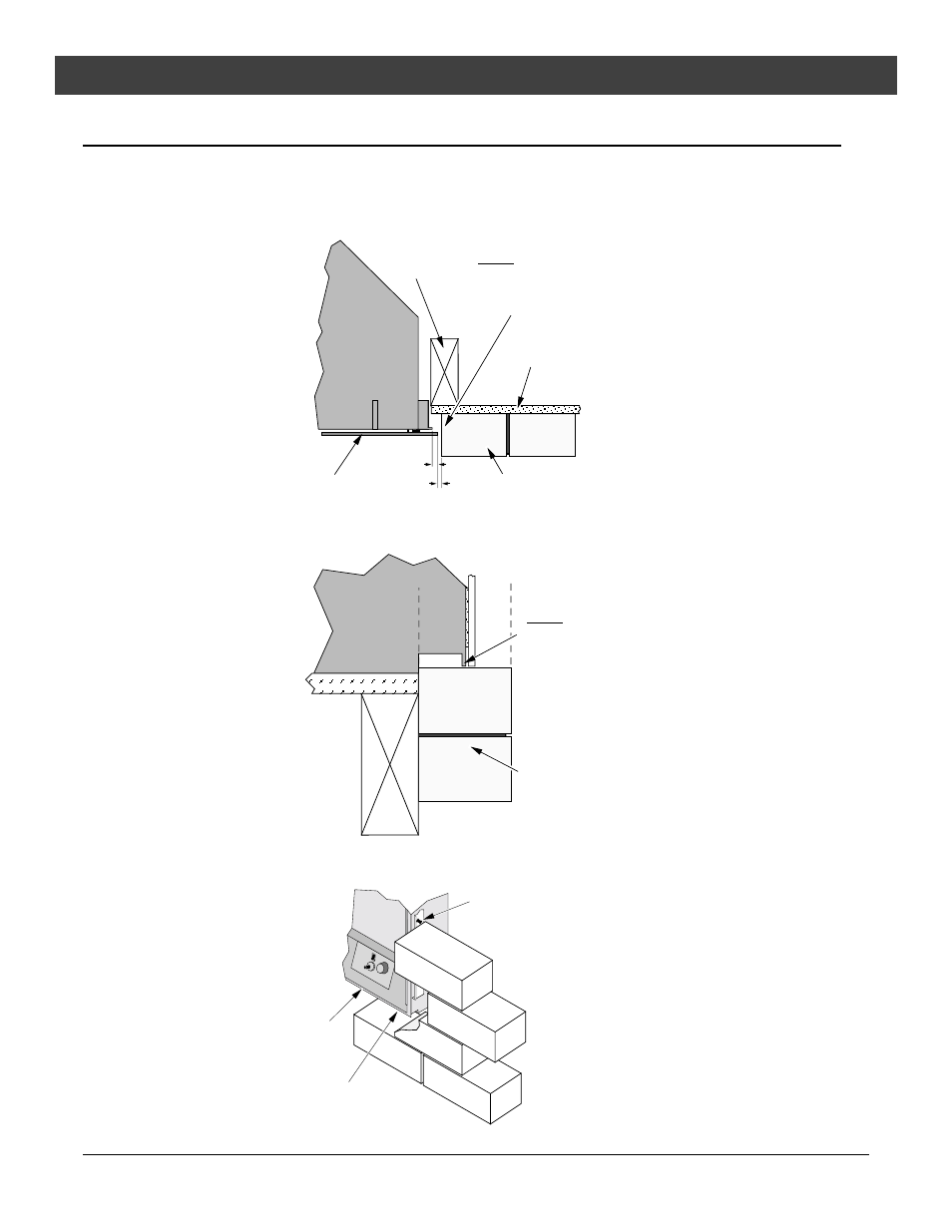 Installation, Facing detail –facing over 1” thick (brick) | Avalon Firestyles Hideaway User Manual | Page 25 / 48
