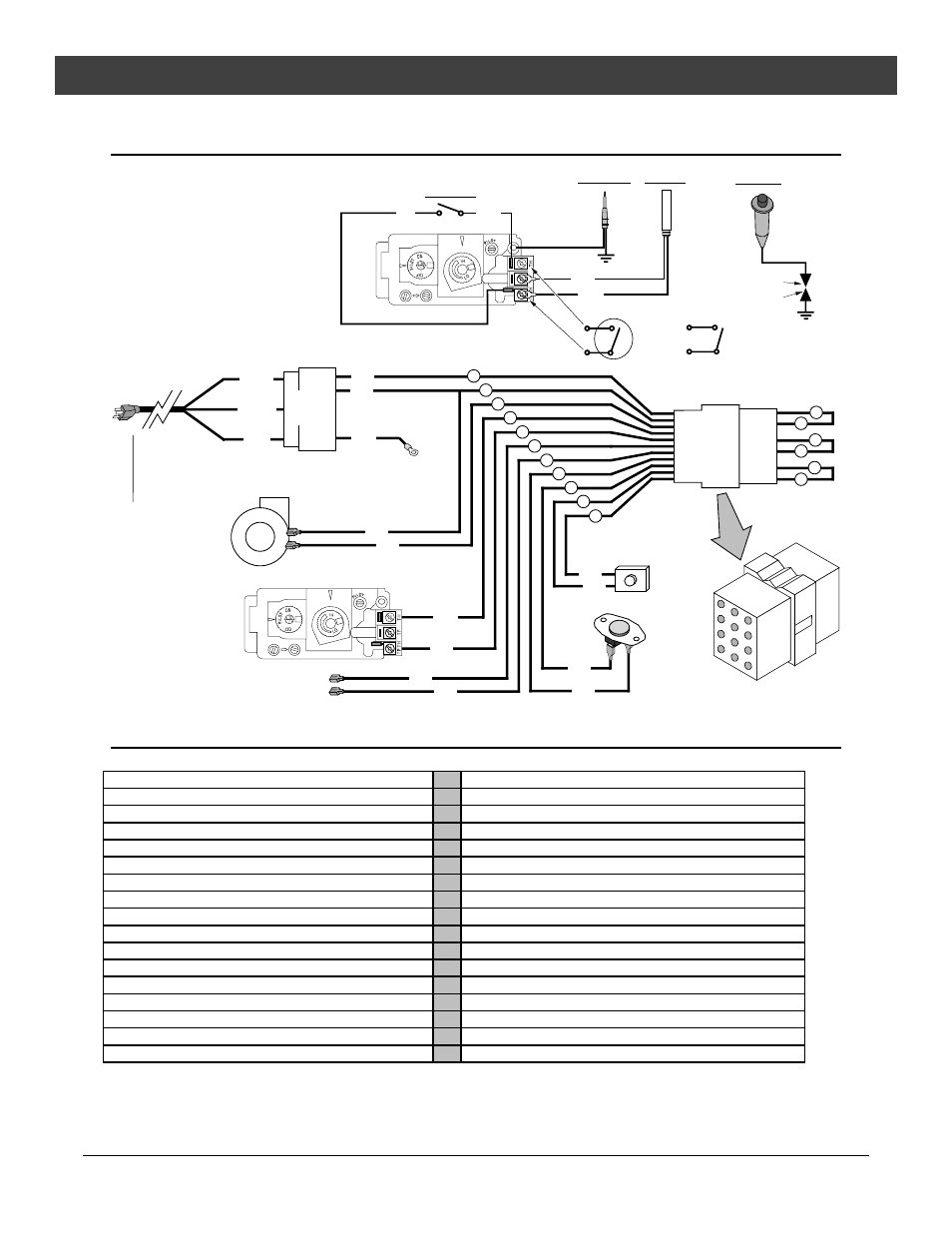 Maintenance, Wiring diagram, Replacement parts | Avalon Firestyles Salish EF-2000 to 2001 User Manual | Page 29 / 40