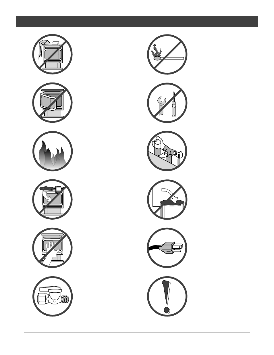 Safety precautions | Avalon Firestyles Salish EF-2000 to 2001 User Manual | Page 5 / 40