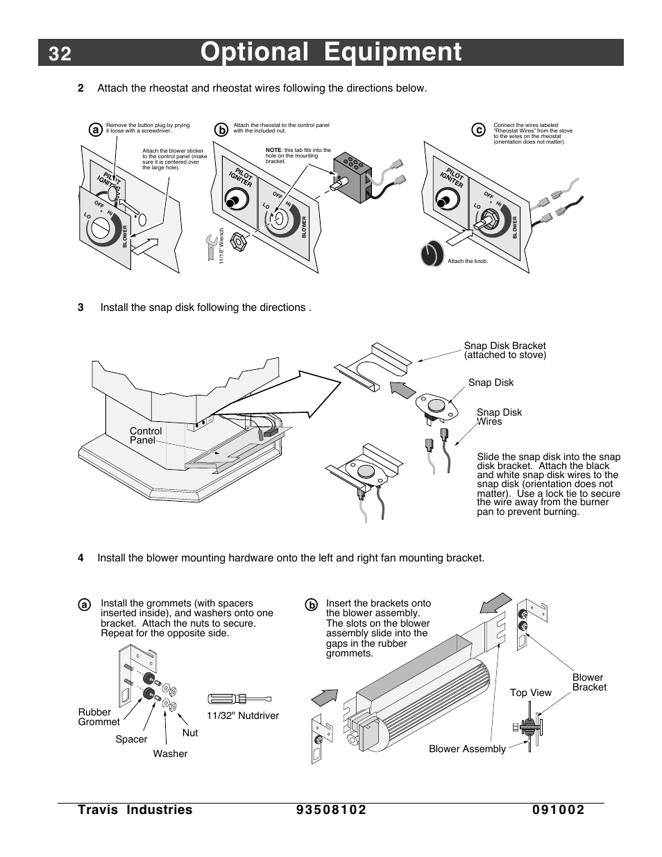 Optional equipment, Ab c | Avalon Firestyles Vashon-1998 to 1999 User Manual | Page 32 / 40