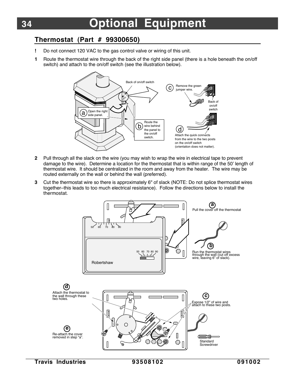 Optional equipment | Avalon Firestyles Vashon-1998 to 1999 User Manual | Page 34 / 40