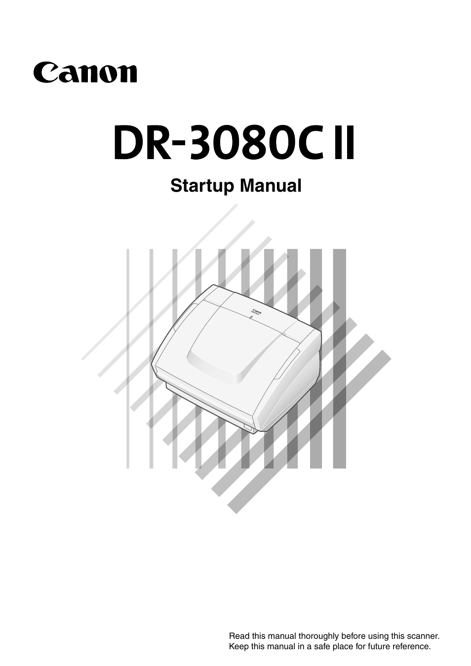 Canon DR-3080CII User Manual | 71 pages