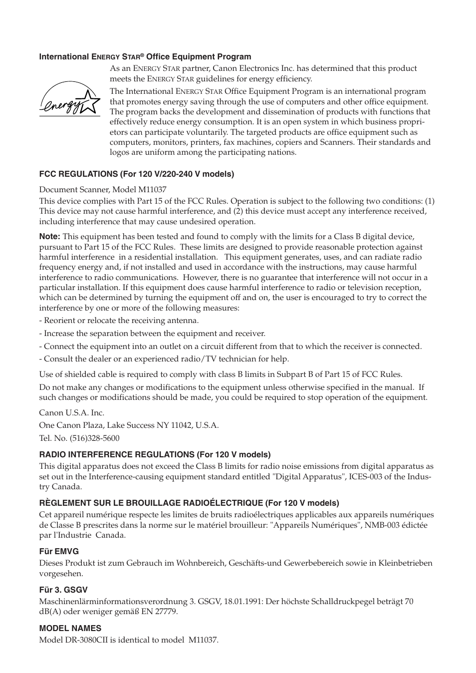 Canon DR-3080CII User Manual | Page 2 / 71